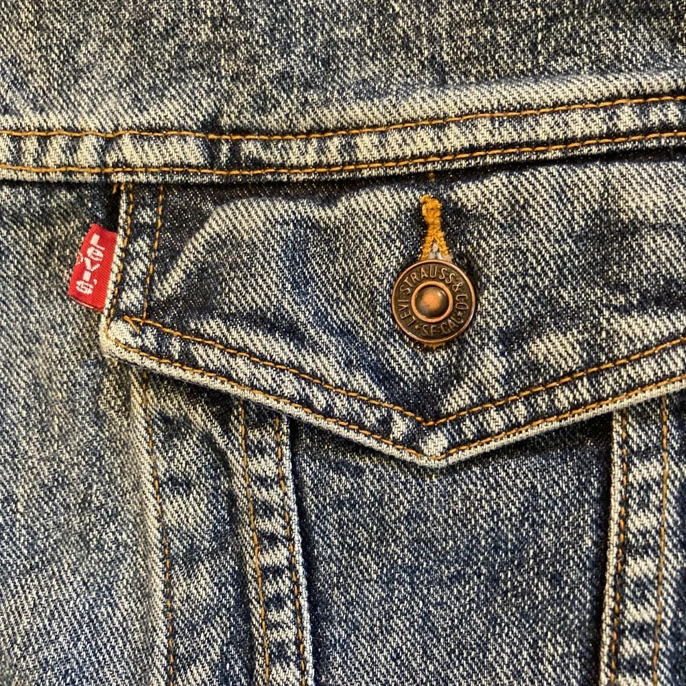 Vintage 90s Levi’s Denim Trucker Jacket Size XL 70507 4890 Type 3 Hong Kong - Picture 6 of 13